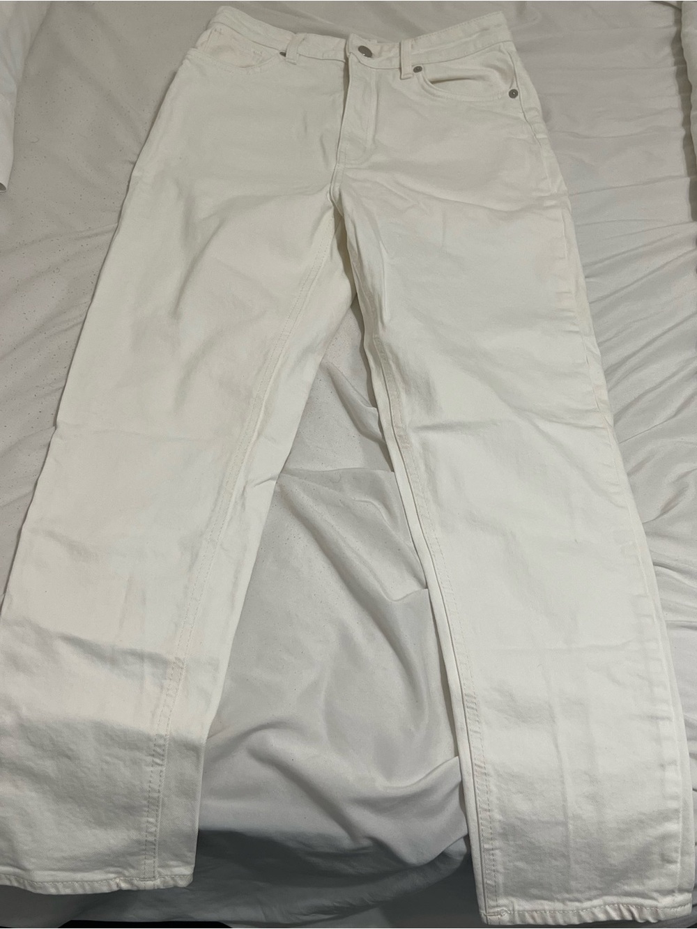 H&M High-Rise White Women's Jeans
